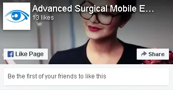 Facebook window link to Advanced Surgical Mobile Eyecare Facebook Page